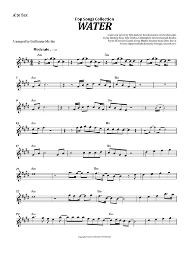 Water (arr. Guillaume Martin)
