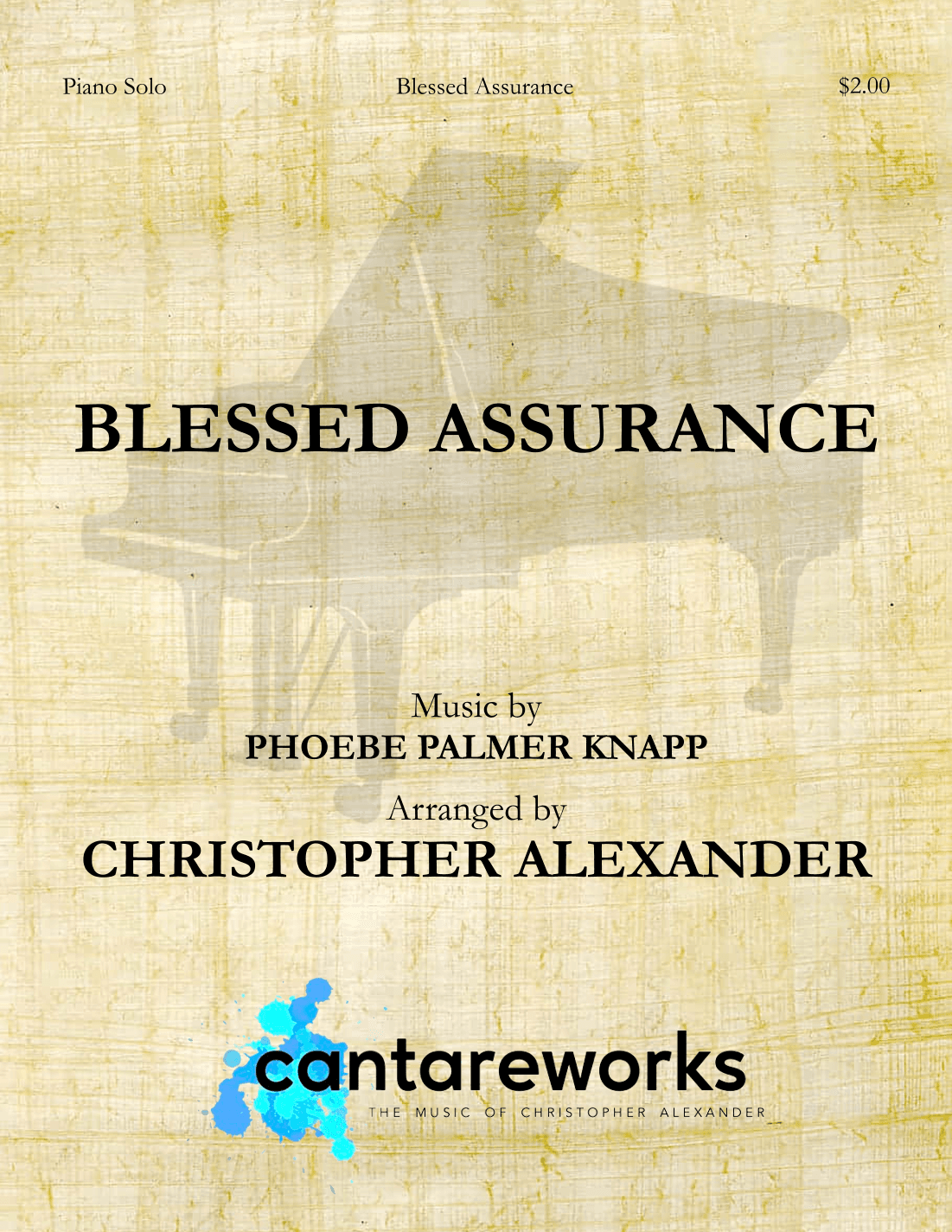 Blessed Assurance (arr. Christopher Alexander)