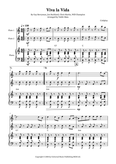 Viva La Vida (arr. Valdir Maia)