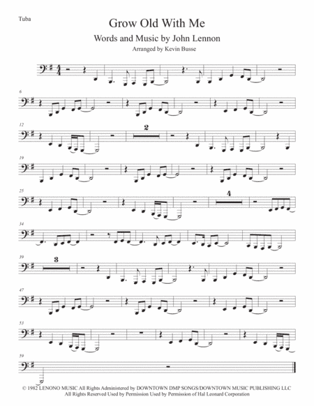 Grow Old With Me (arr. Kevin Busse)