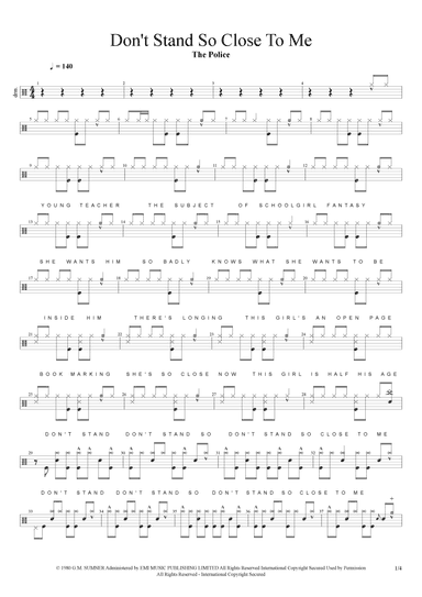 Don't Stand So Close To Me (arr. Cyril Mayer)