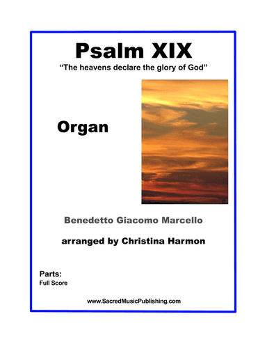 Marcello - Psalm XIX - Organ (arr. Christina Harmon)