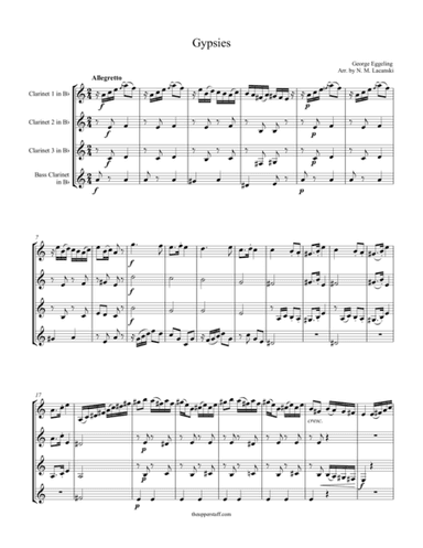 Gypsies (arr. Nick Lacanski)