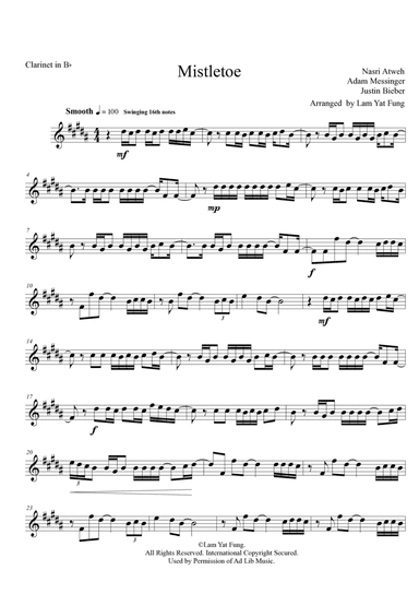 Mistletoe (arr. Lam Yat Fung)
