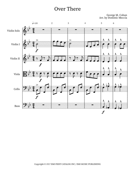 Over There (arr. Dominic Meccia)