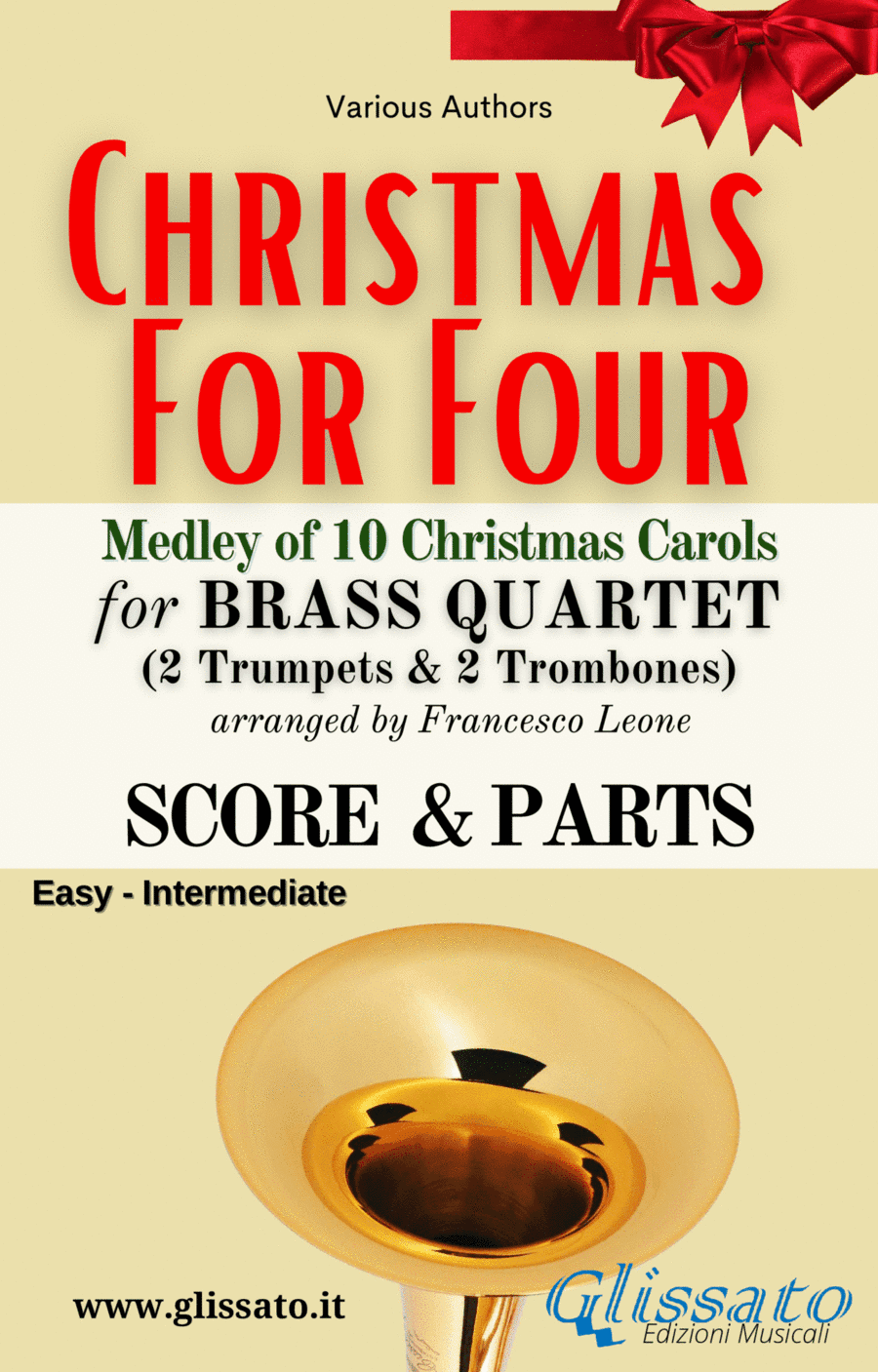 Christmas For Four - Medley for Brass Quartet (score & parts) (arr. Francesco Leone)