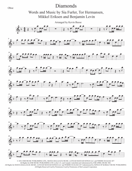 Diamonds (arr. Kevin Busse)