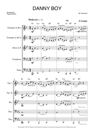 Danny Boy (arr. Tiago Cordeiro)
