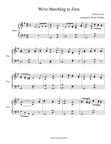 We're Marching to Zion (arr. Sandy McIntire)