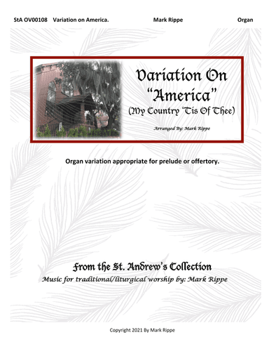 Variation on "America" (My Country 'Tis Of Thee) (arr. Mark Rippe)