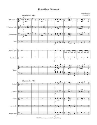 Sinterklaas Overture (arr. Jordan Grigg)