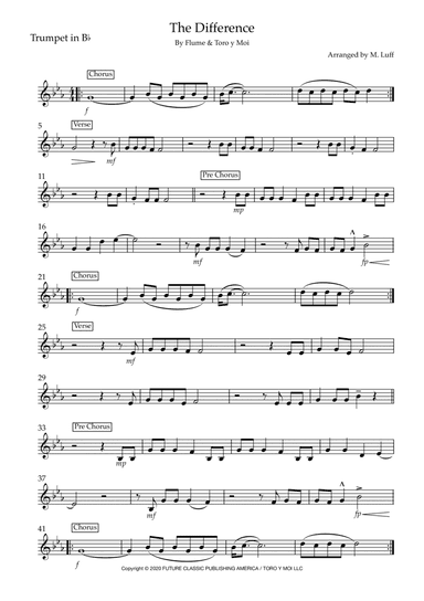 The Difference (arr. Matt Luff)