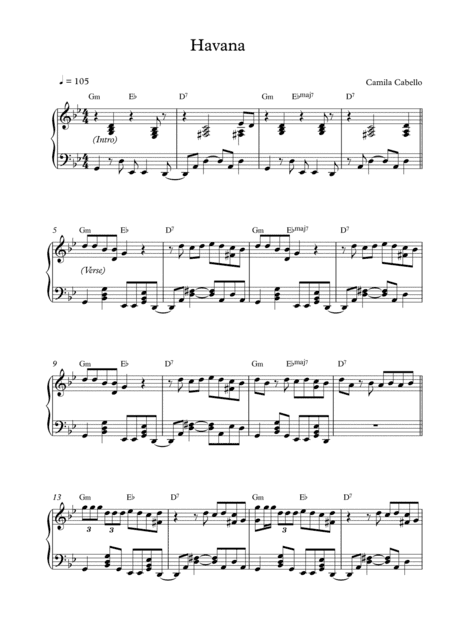 Havana (arr. Pineapplechord)