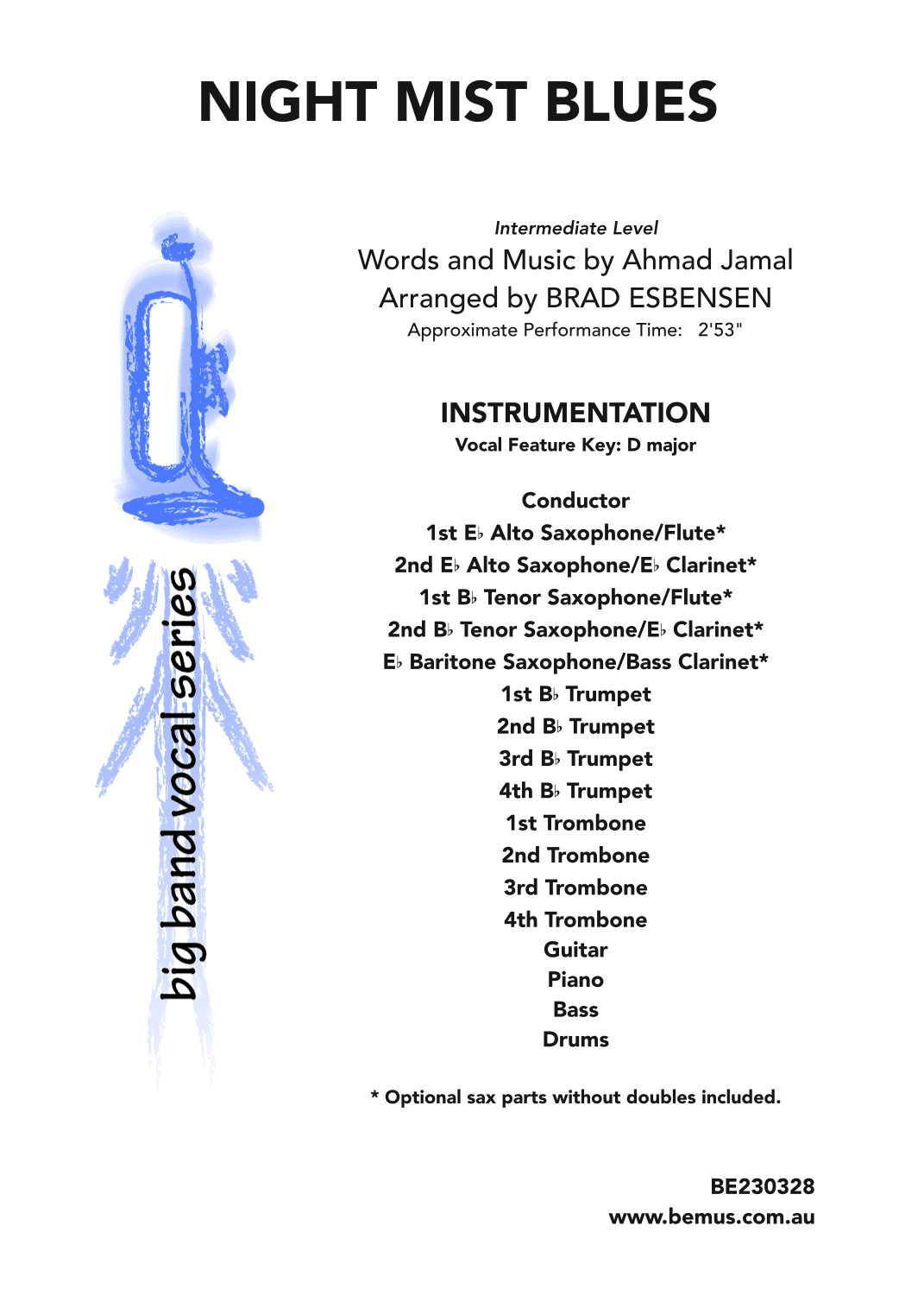 Night Mist Blues (arr. Brad Esbensen)