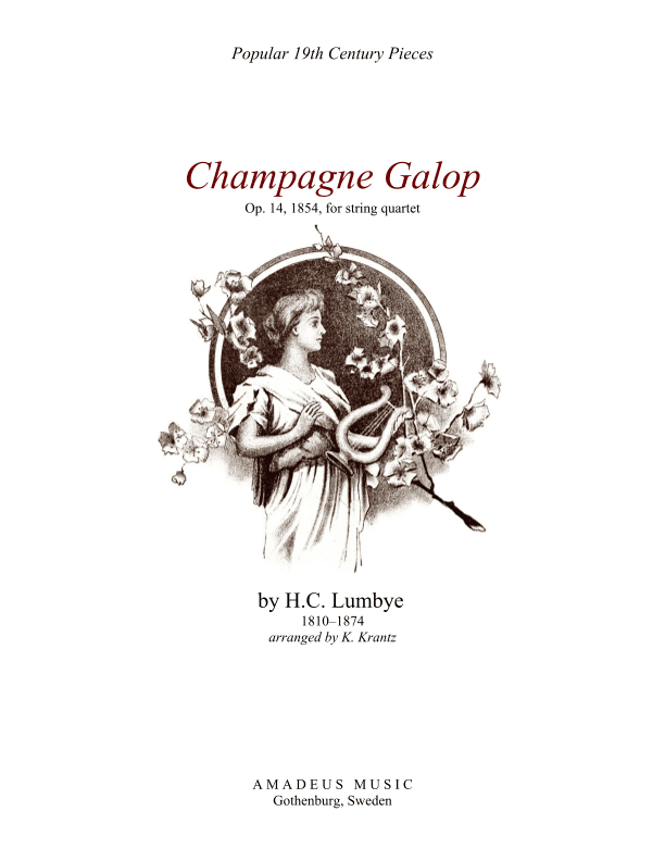 Champagne Galop for string quartet (G Major) (arr. K. Krantz)