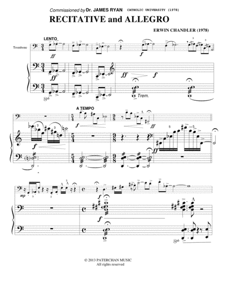 RECITATIVE AND ALLEGRO