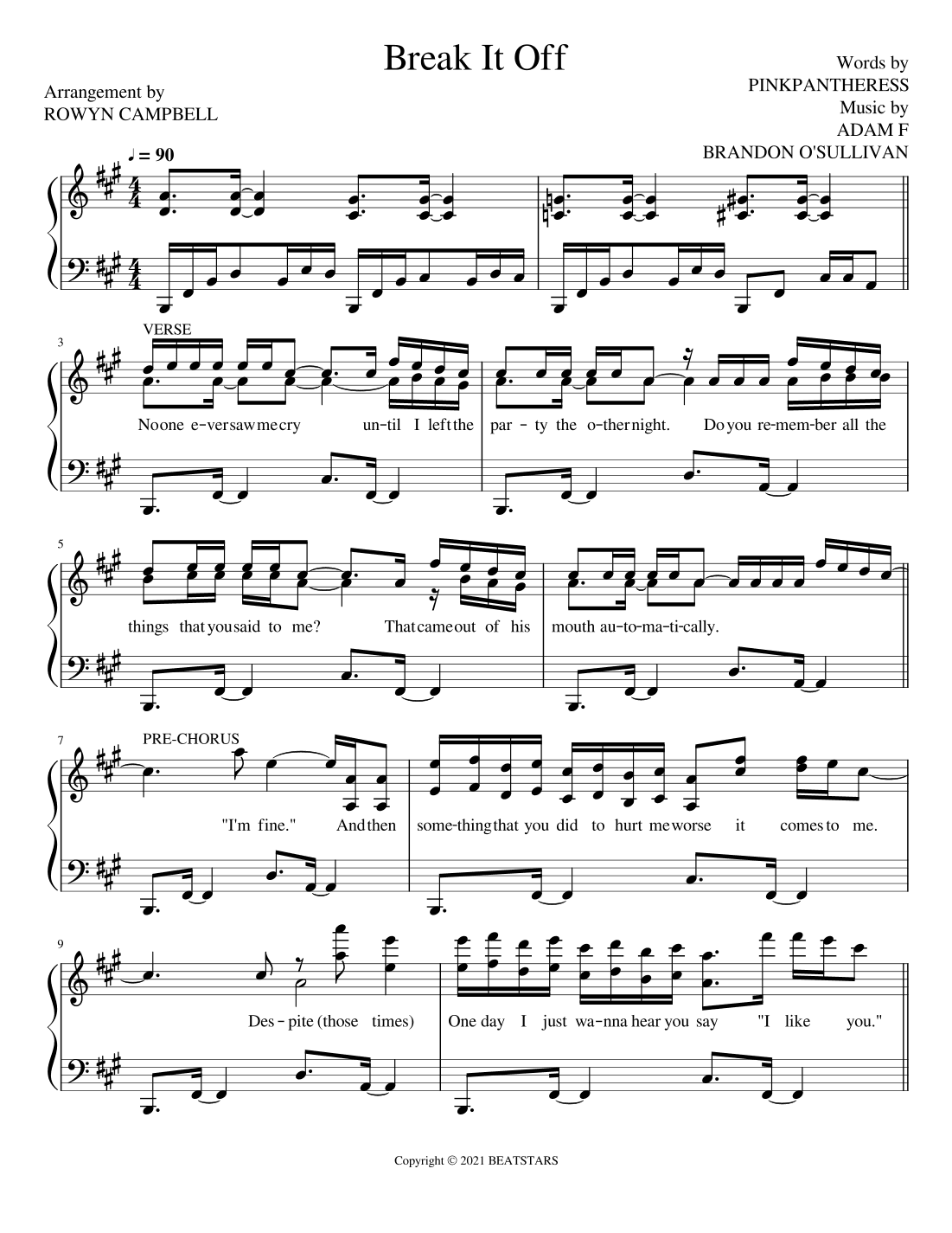 Break It Off (arr. Rowyn Campbell)