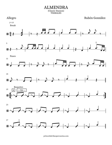 Almendra (arr. Michele Salaris)