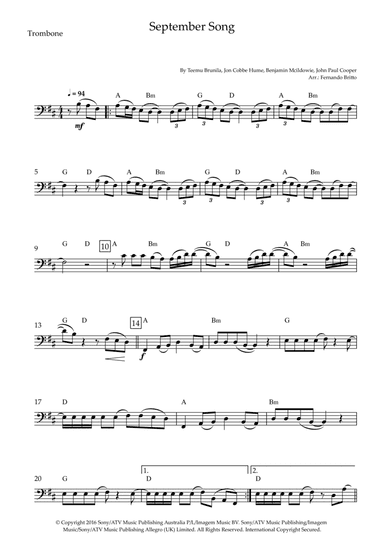 September Song (arr. Fernando Britto)