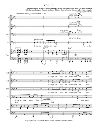 Cuff It (arr. Steve Milloy)