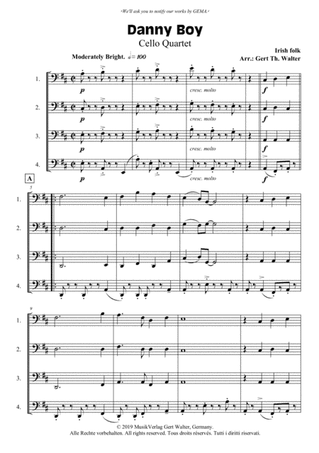 Danny Boy (arr. Gert Th. Walter)