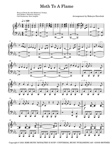 Moth To A Flame (arr. Maksym Shevchuk)