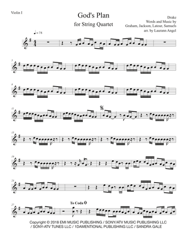 God's Plan (arr. Laurann Angel)