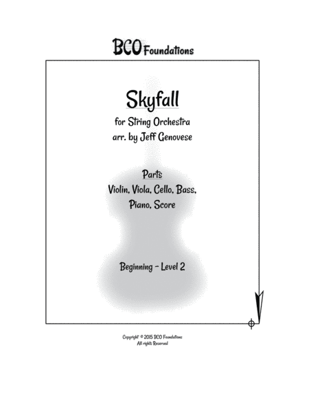 Skyfall (arr. Jeff Genovese)