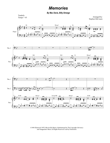 Memories (arr. Stephen DeCesare)