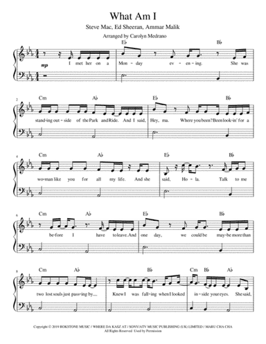What Am I (arr. Carolyn Medrano)