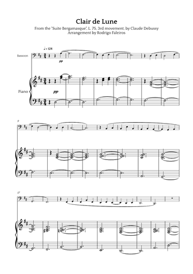 Clair de Lune (arr. Rodrigo Faleiros)