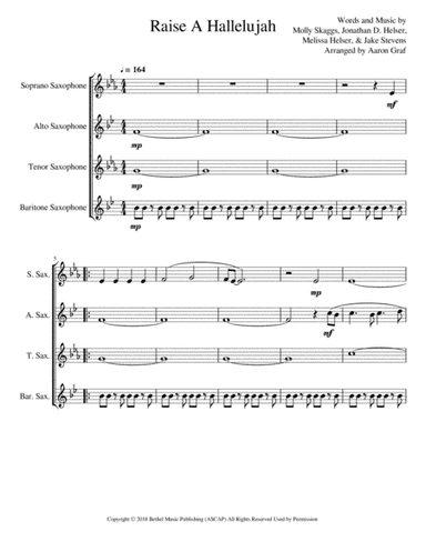 Raise A Hallelujah (arr. Aaron Graf)