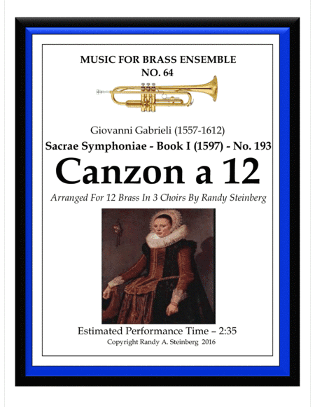Canzon a 12 - No. 193 (arr. Randy A. Steinberg)