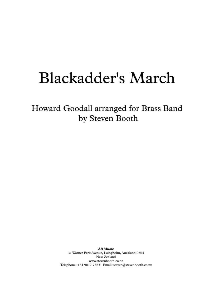 Blackadder Theme (arr. Steven Booth)