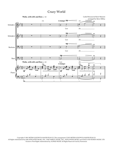 Crazy World (arr. Steve Milloy)