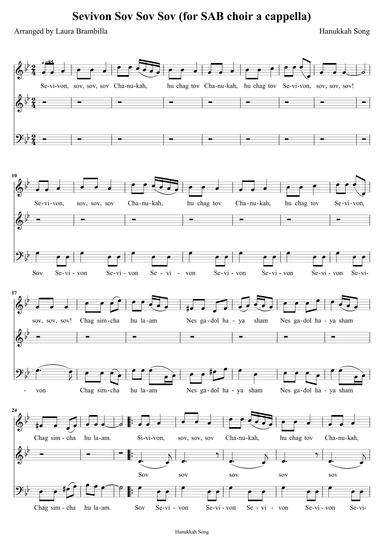 Sevivon Sov Sov Sov (arr. Laura Brambilla)