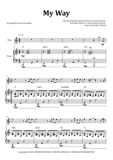 I Did It My Way (arr. Glauco Fernandes)