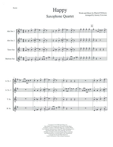 Happy (arr. Jeremy Corcoran)