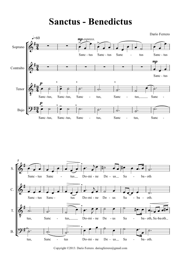 Sanctus - Benedictus