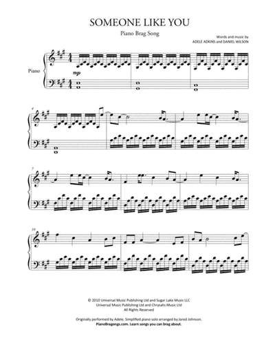 Someone Like You (arr. Jared Johnson)