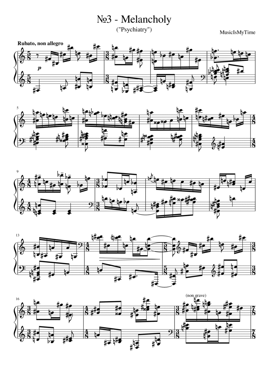 "Psychiatry" (?3 - Melancholy)