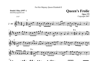 Queen's Frolic (Opus 375)