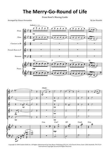 Merry-go-round Of Life (arr. Glauco Fernandes)