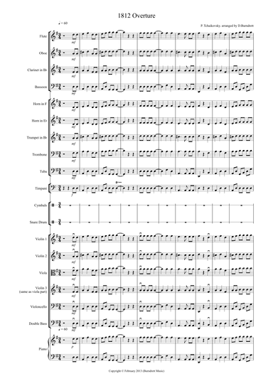 1812 Overture for School Orchestra (arr. David Burndrett)