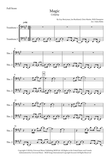 Magic (arr. Fabio Britto)