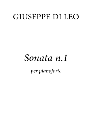 Piano Sonata n.1