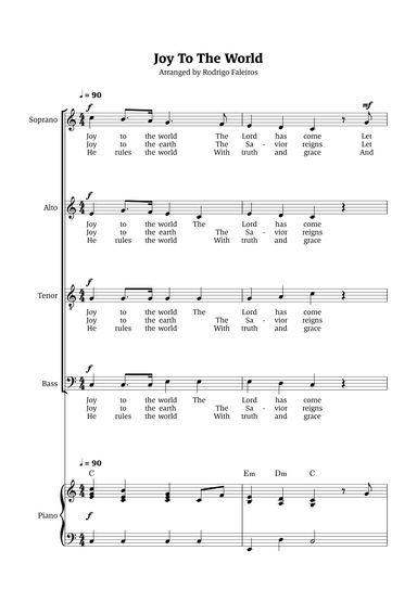 Joy To The World (arr. Rodrigo Faleiros)