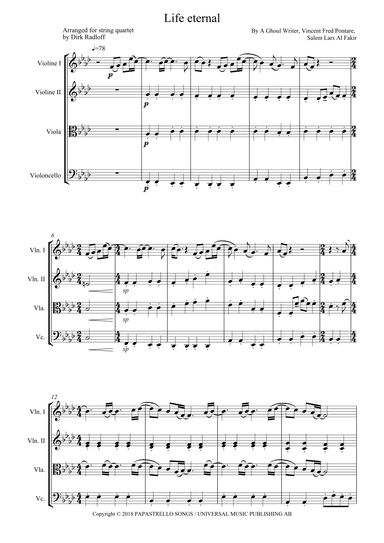 Life Eternal (arr. Dirk Radloff)