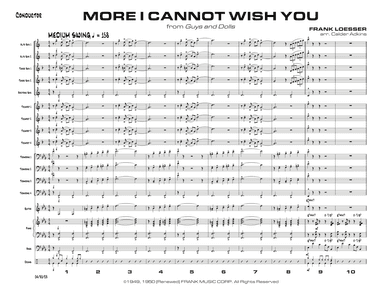 More I Cannot Wish You (arr. Calder Adkins)