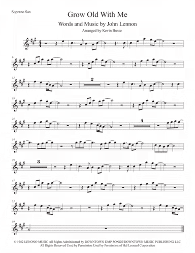 Grow Old With Me (arr. Kevin Busse)